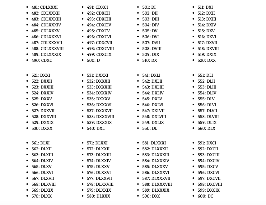 roman-numerals-501-to-600-43-off-gbu-presnenskij-ru