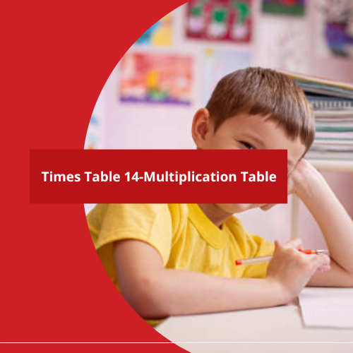 Times Table 14 - Multiplication Table