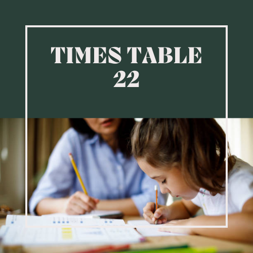 Times Table 22