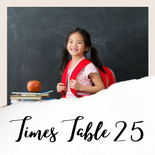 Times Table 25